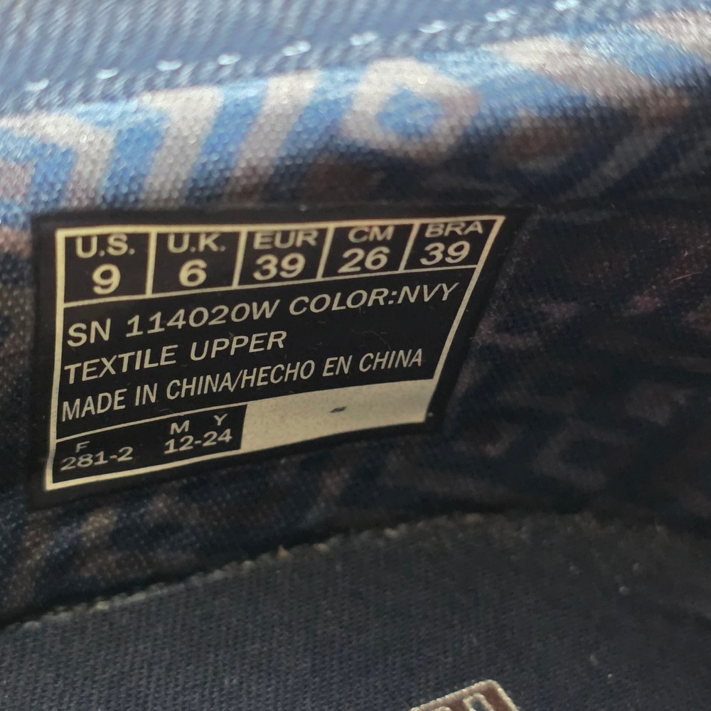 NWOT BOBS by Skechers Womens‎ 9W Navy Blue Flexpadrille Flats Coastal Minimalist - Picture 7 of 7